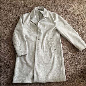 H&M Light Gray Trench Coat